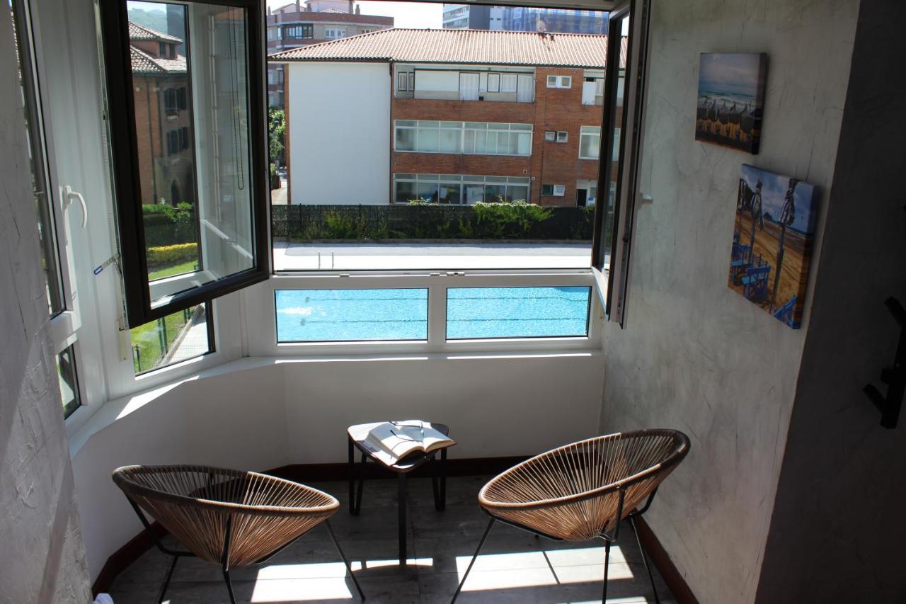 Apartamentos Zarautz Playa, Con Piscina Y Garaje Exteriér fotografie