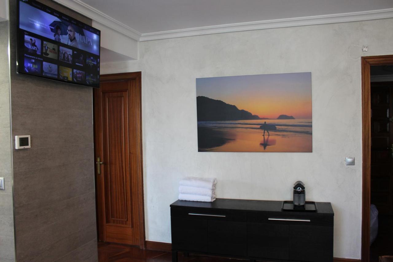 Apartamentos Zarautz Playa, Con Piscina Y Garaje Exteriér fotografie