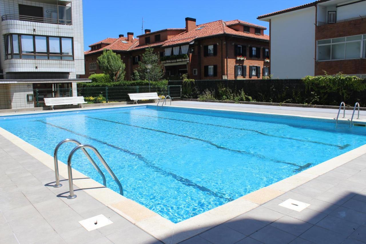 Apartamentos Zarautz Playa, Con Piscina Y Garaje Exteriér fotografie