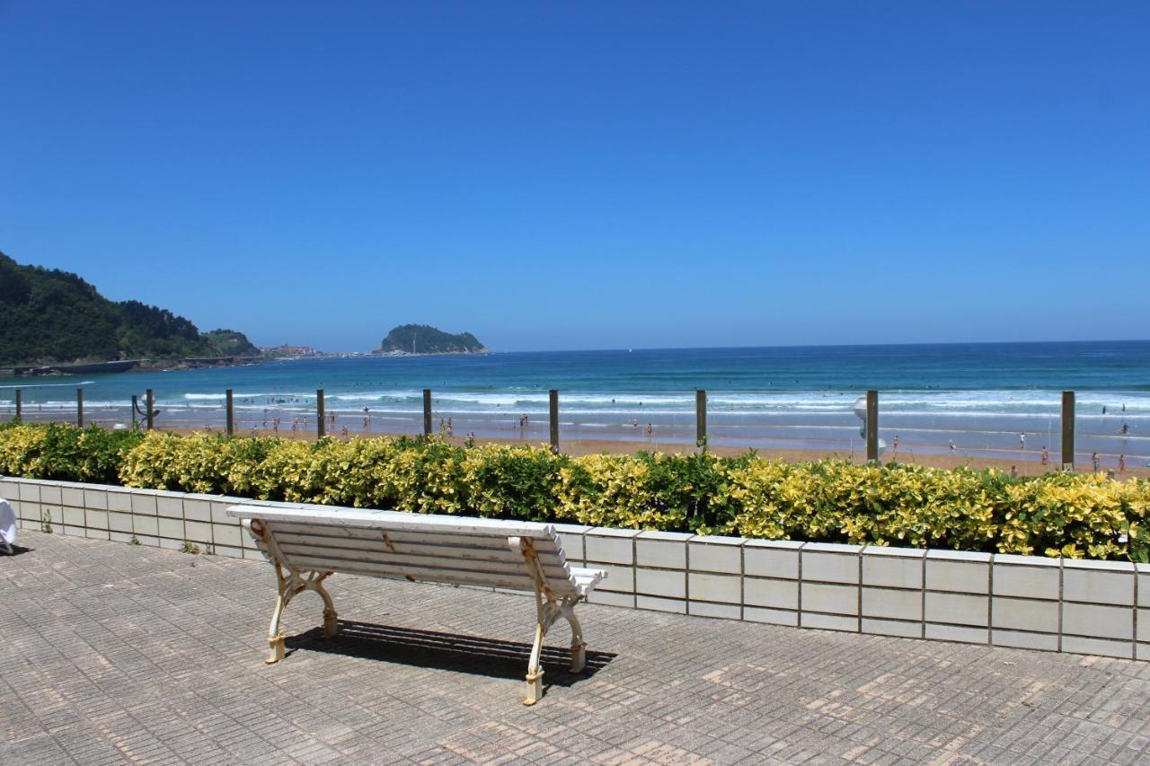 Apartamentos Zarautz Playa, Con Piscina Y Garaje Exteriér fotografie