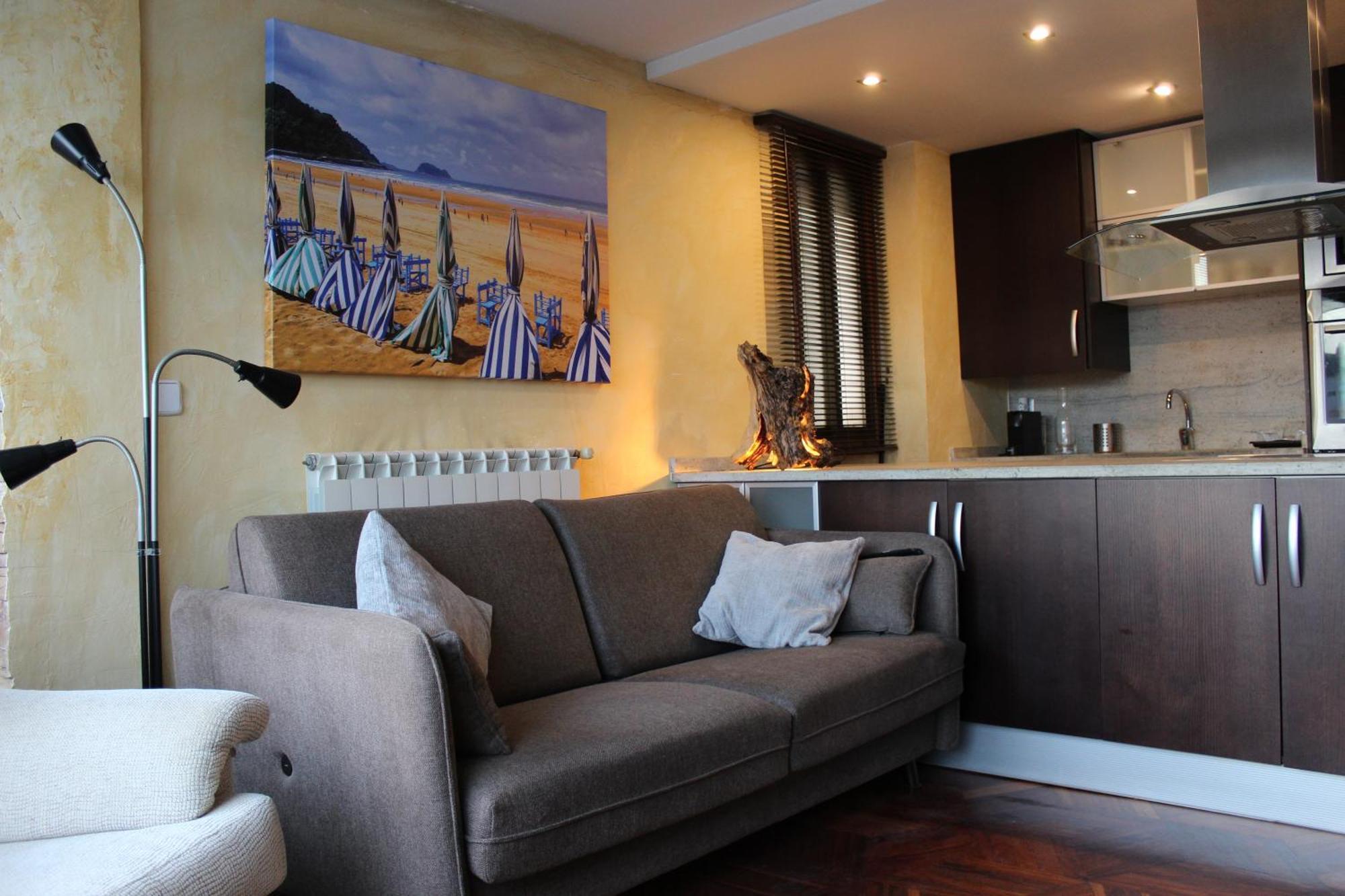 Apartamentos Zarautz Playa, Con Piscina Y Garaje Exteriér fotografie