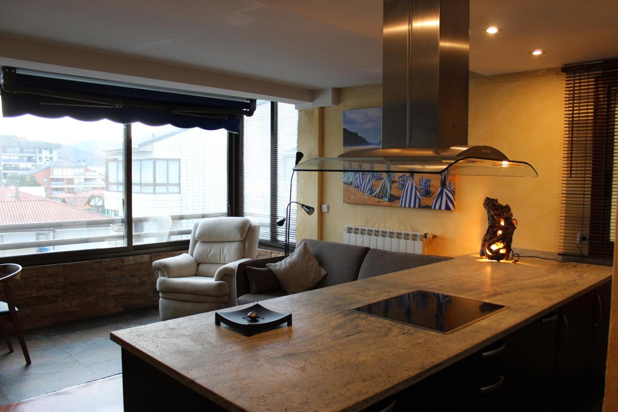 Apartamentos Zarautz Playa, Con Piscina Y Garaje Exteriér fotografie