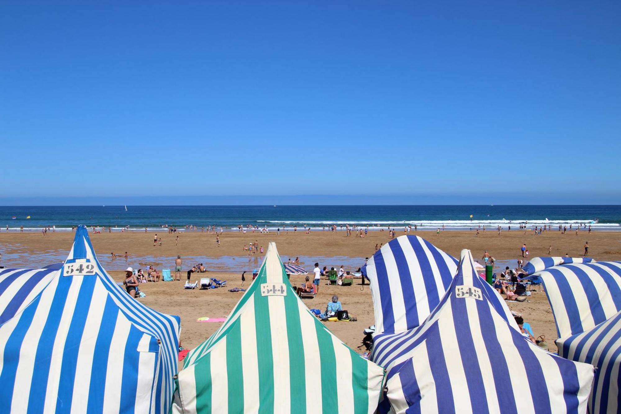 Apartamentos Zarautz Playa, Con Piscina Y Garaje Exteriér fotografie